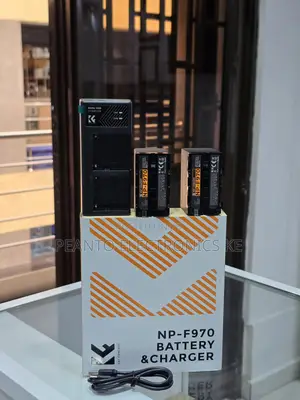 K&F Concept NP-F970 Battery 2 Pack With Dual Slot Charger
