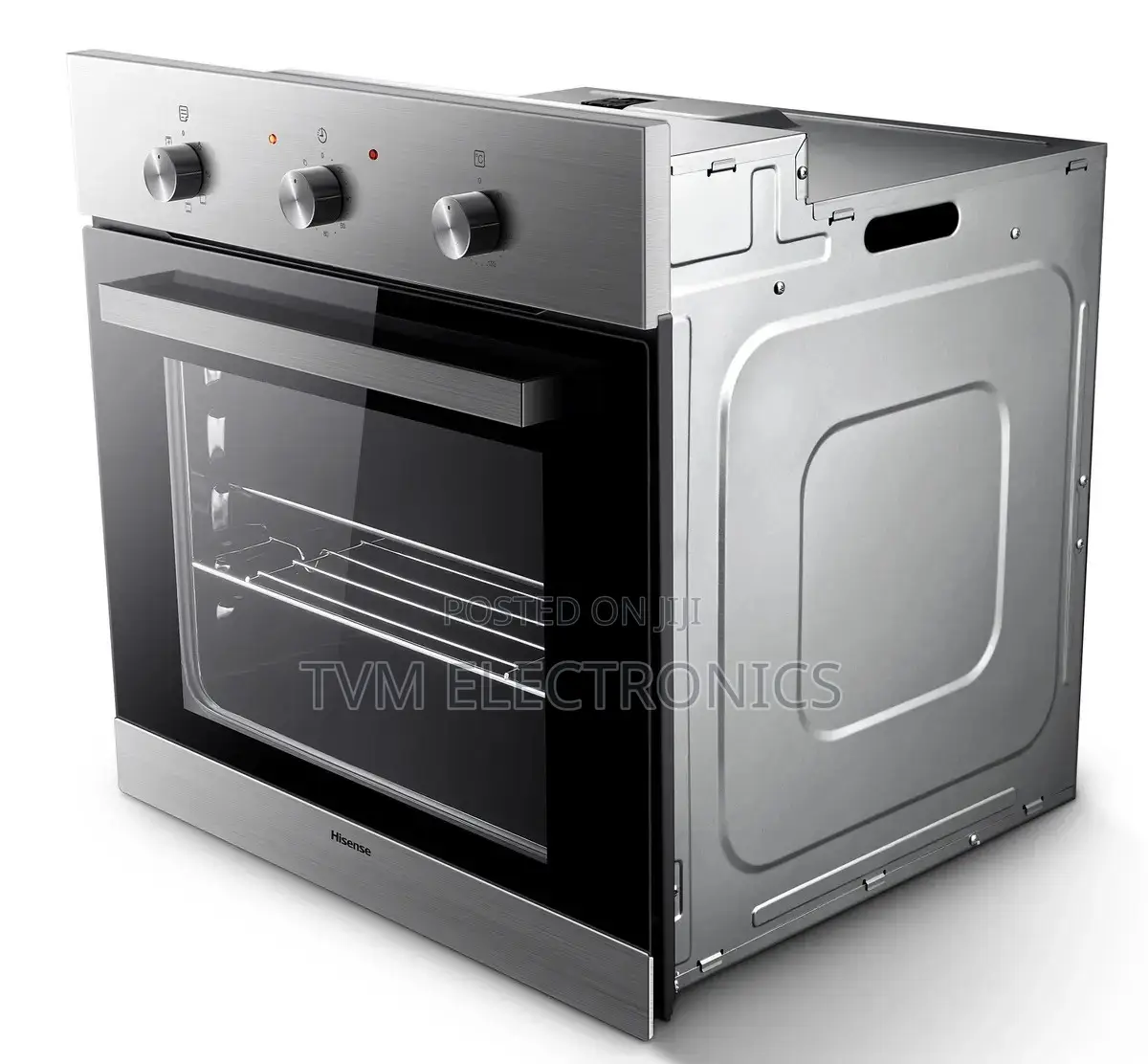 Hisense HBO60203 Built in Oven 60cm 6 Funtions, 61L - Stainless Steel