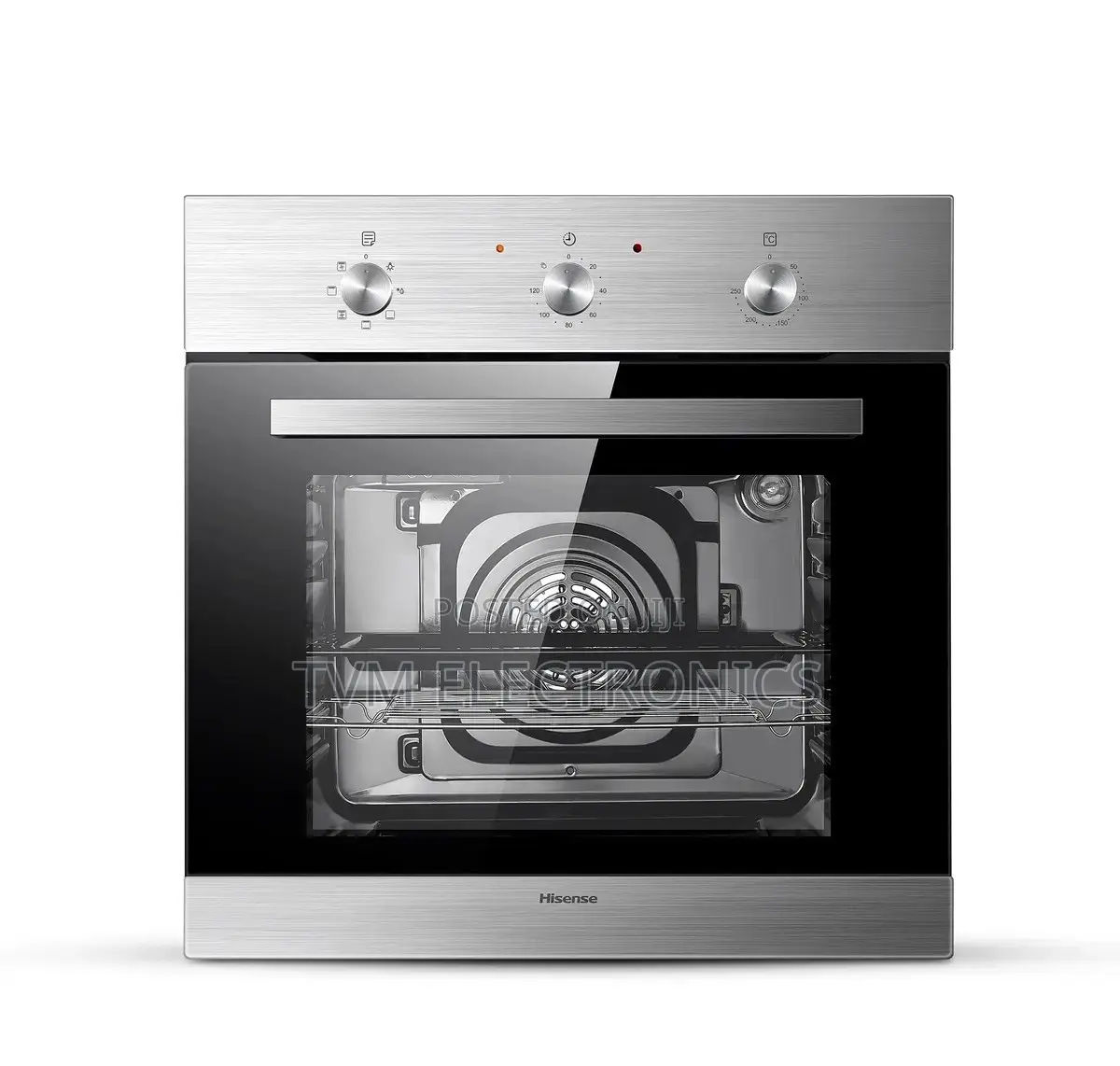 Hisense HBO60203 Built in Oven 60cm 6 Funtions, 61L - Stainless Steel
