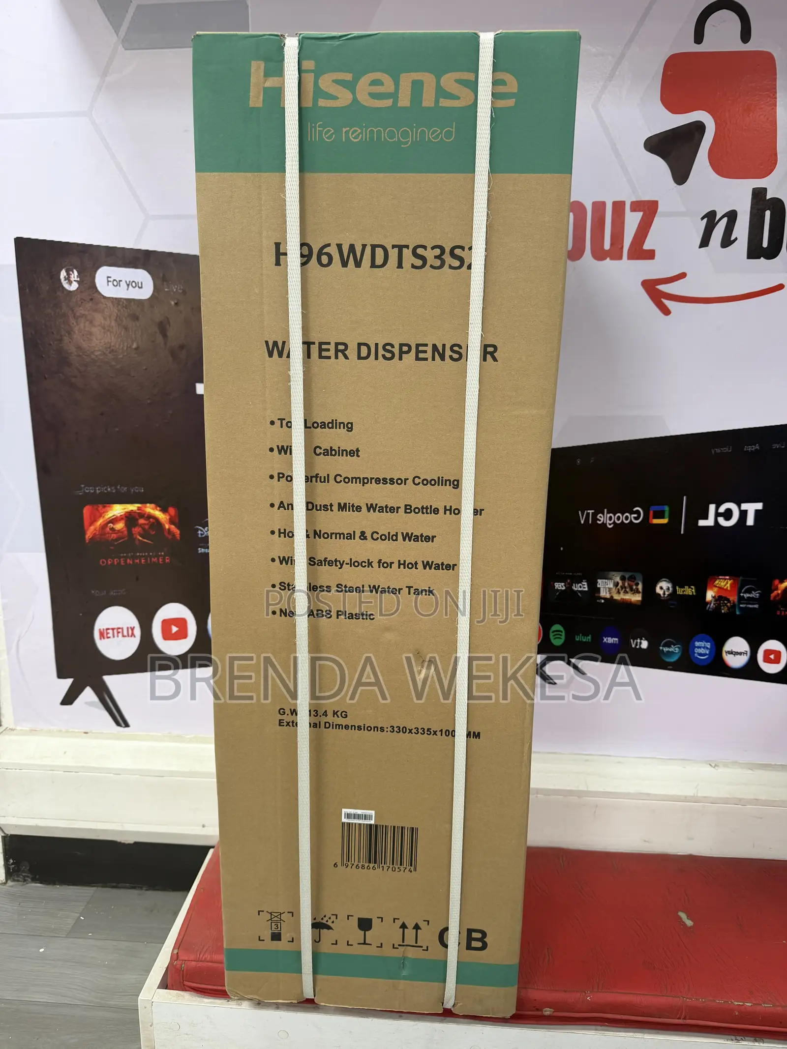 Hisense Water Dispenser S2 Silver 3tapes