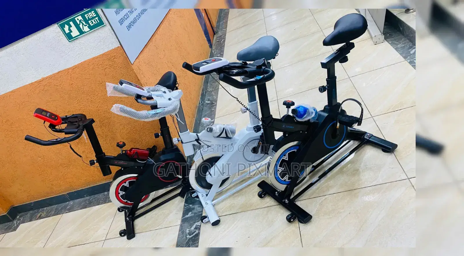 EUROMAX Indoor Exercise Bike EM-S500 With Pulse Sensors