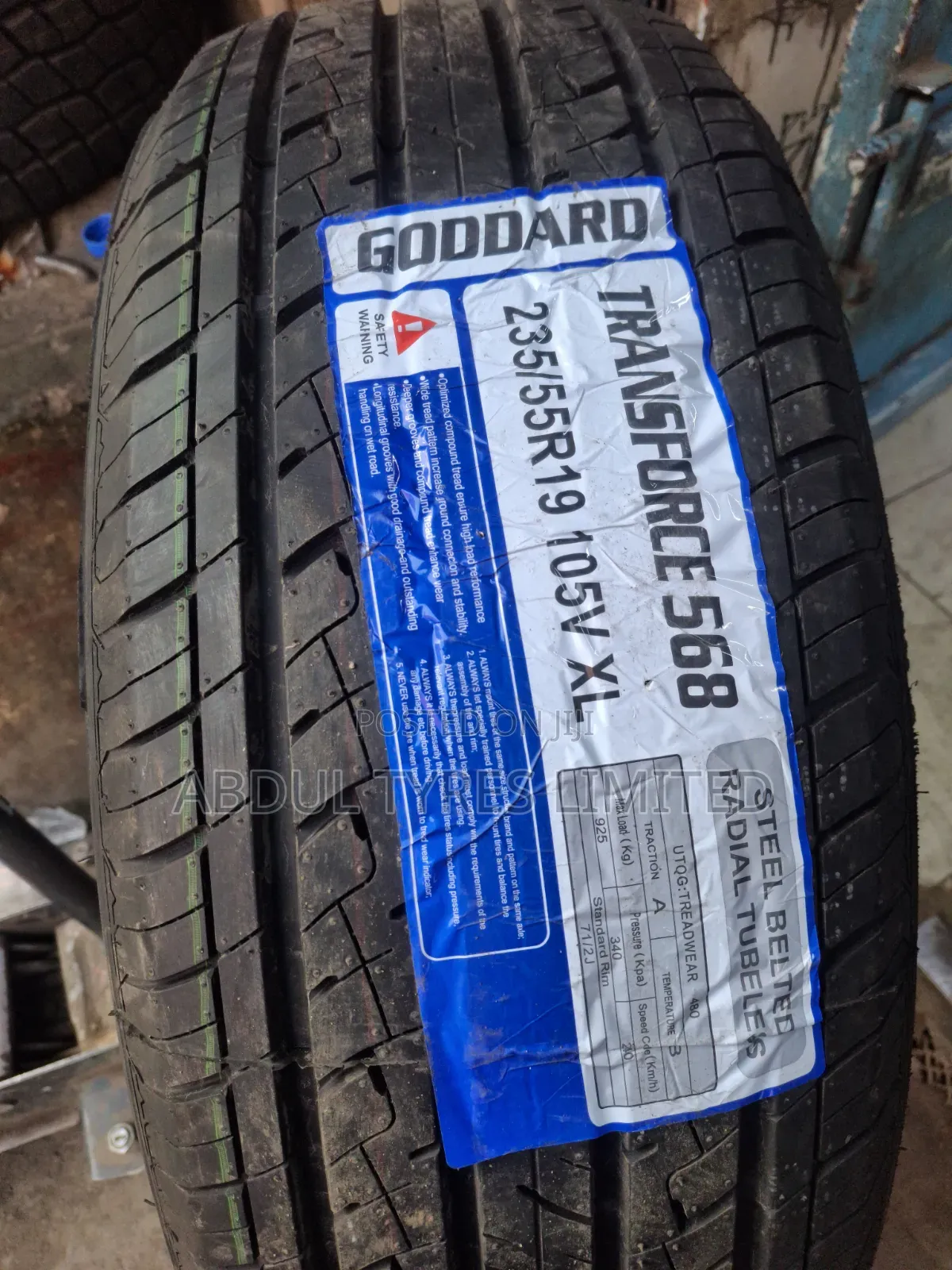 23/55r19 Goddard Transforce Tire