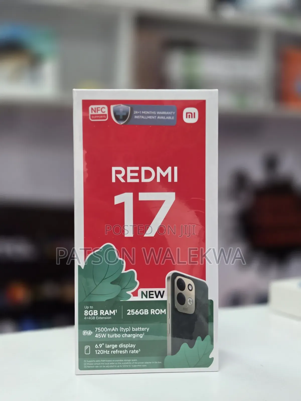 New Xiaomi Redmi 17 256 GB Blue