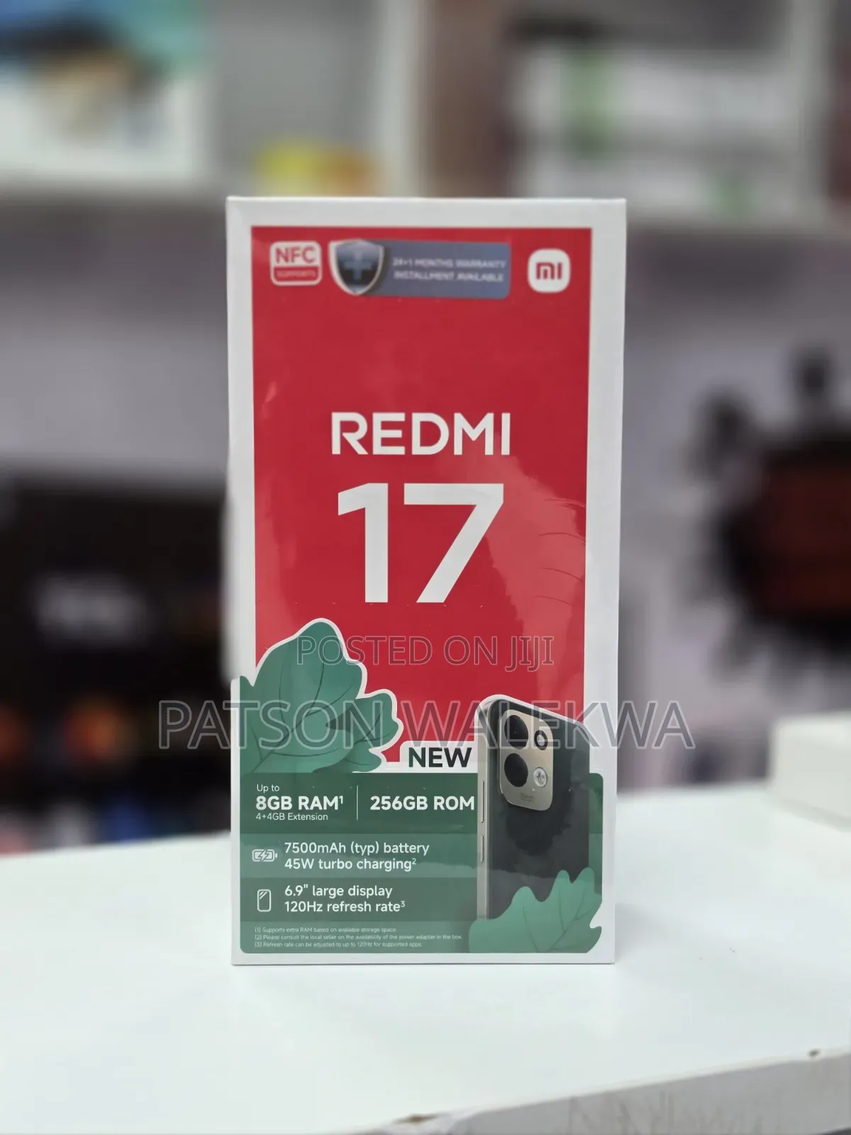 New Xiaomi Redmi 17 256 GB Blue