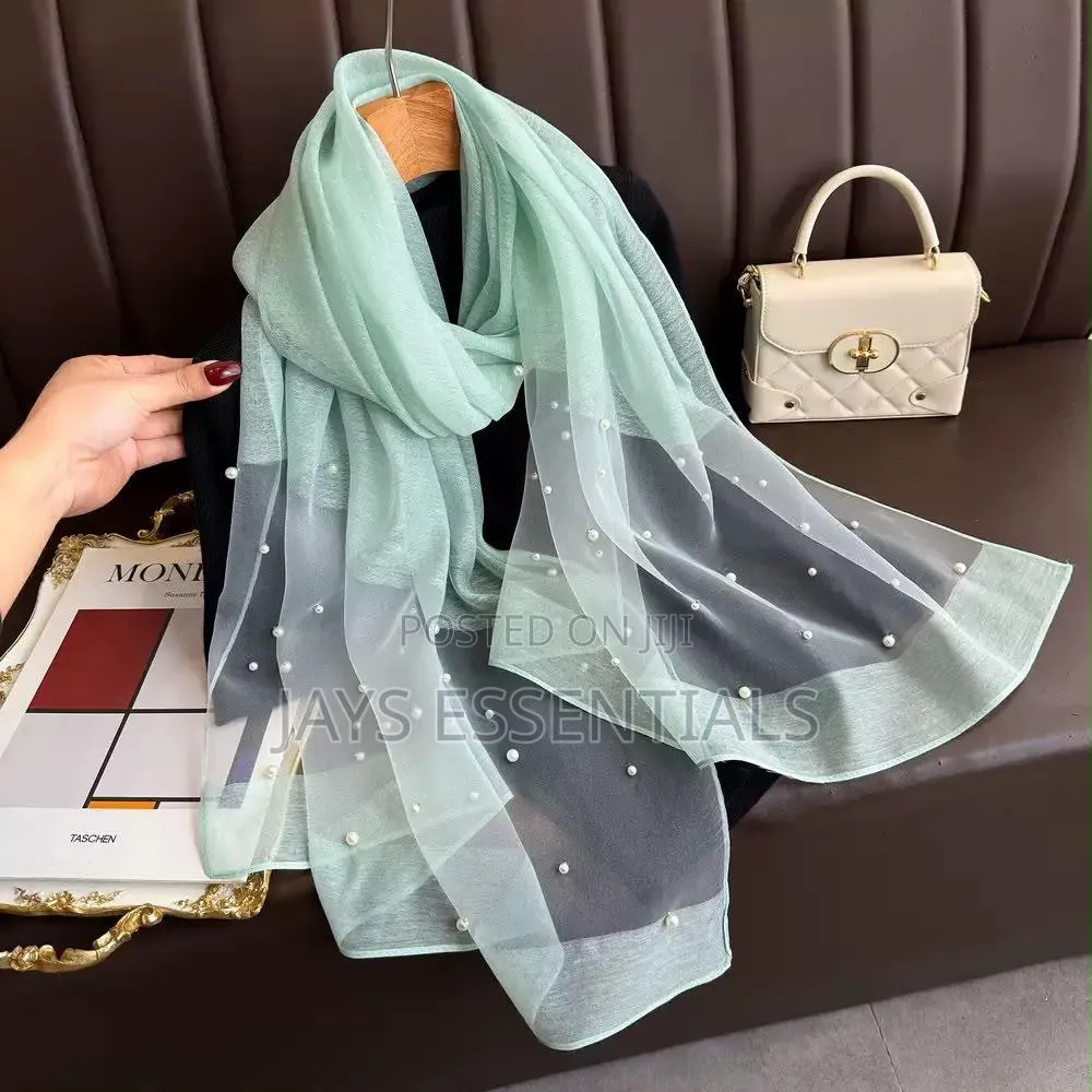 Pear and Butterfly Detailed Scarfs