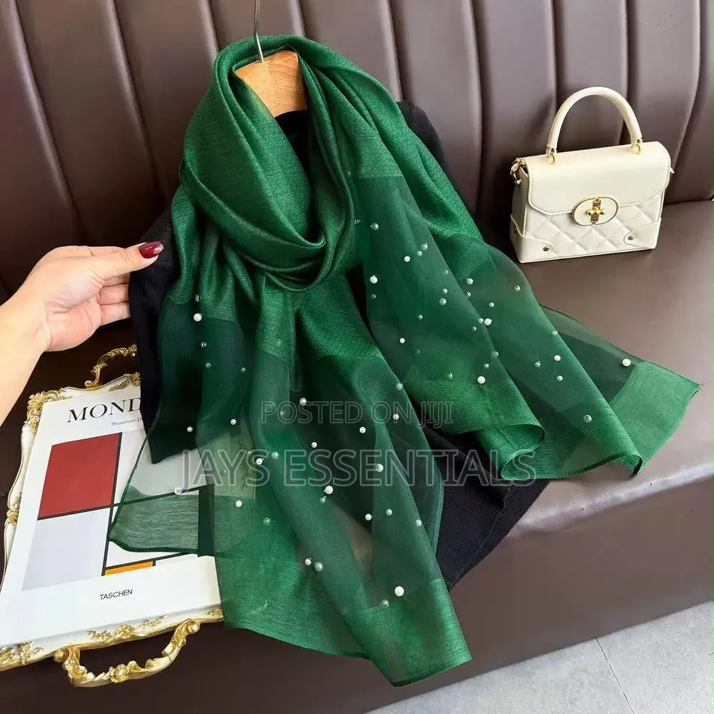 Pear and Butterfly Detailed Scarfs