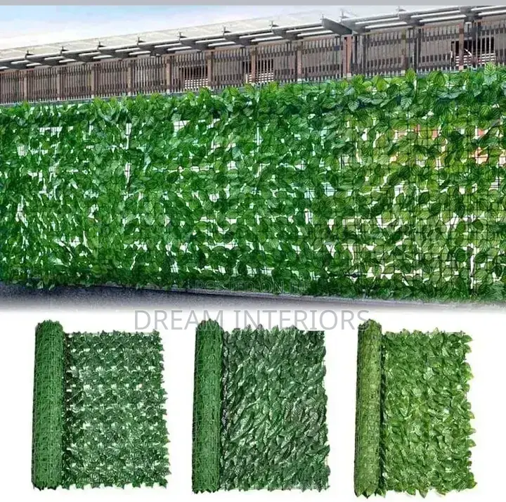 3m by 1m Green Leafy Privacy Fence