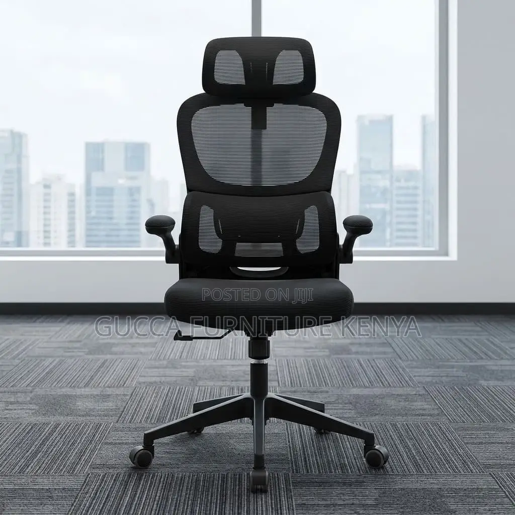 Ergonomic Swivel Study Seat With Modern Armrest