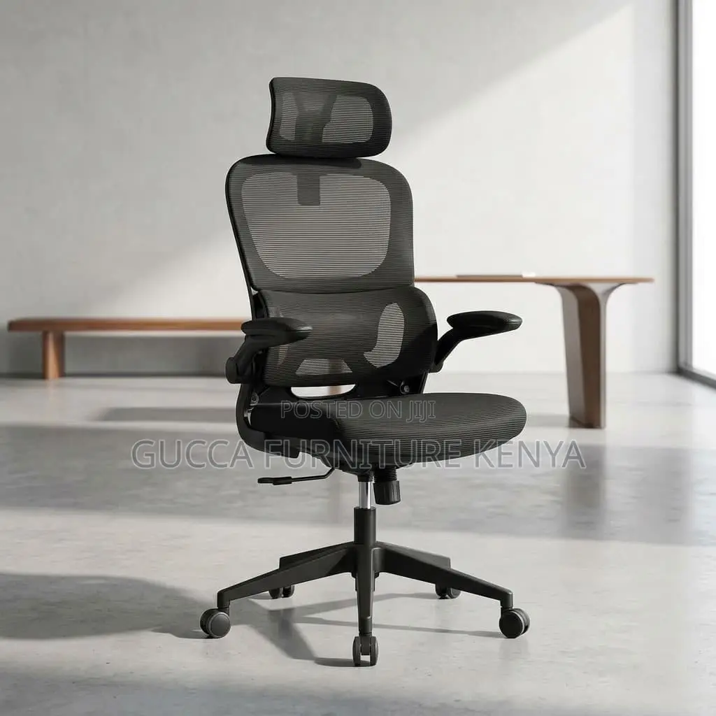 Ergonomic Swivel Study Seat With Modern Armrest