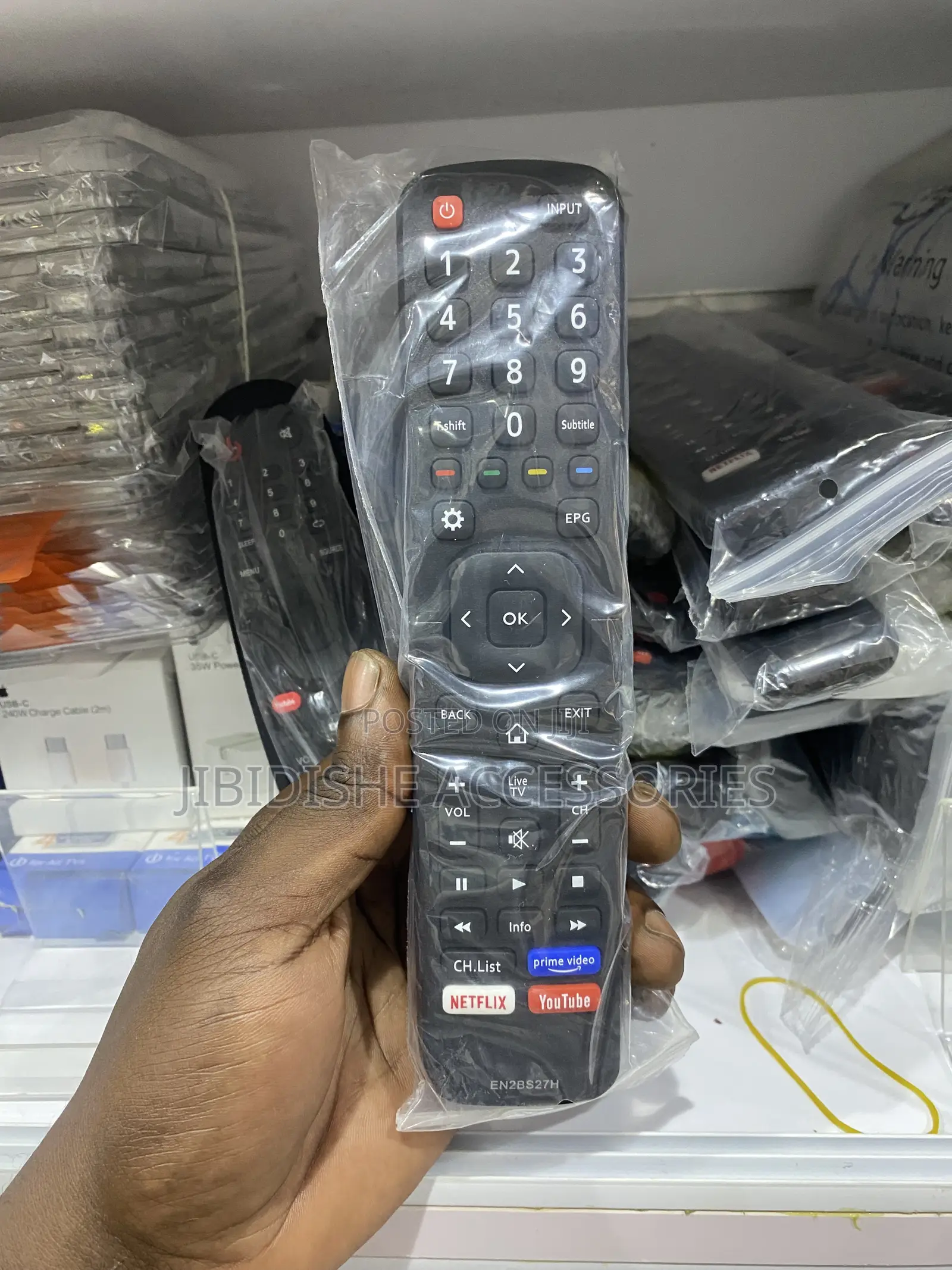 Universal Hisense Smart TV Remote (PRIME VIDO)