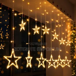 Star Curtain Christmas Light