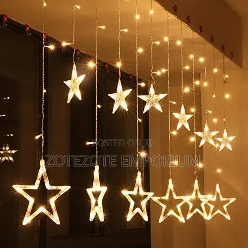 Star Curtain Christmas Light