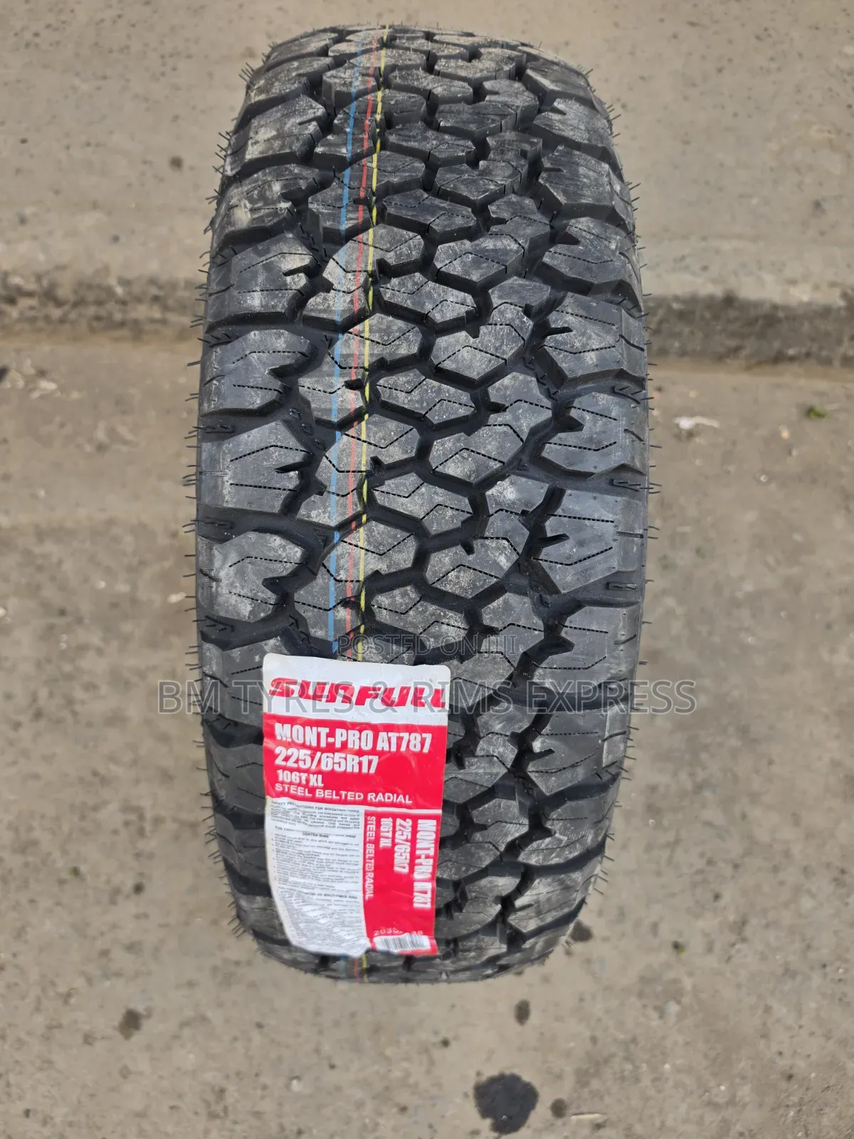 225 /65 R17 Sunfull Tires (All Terrain)