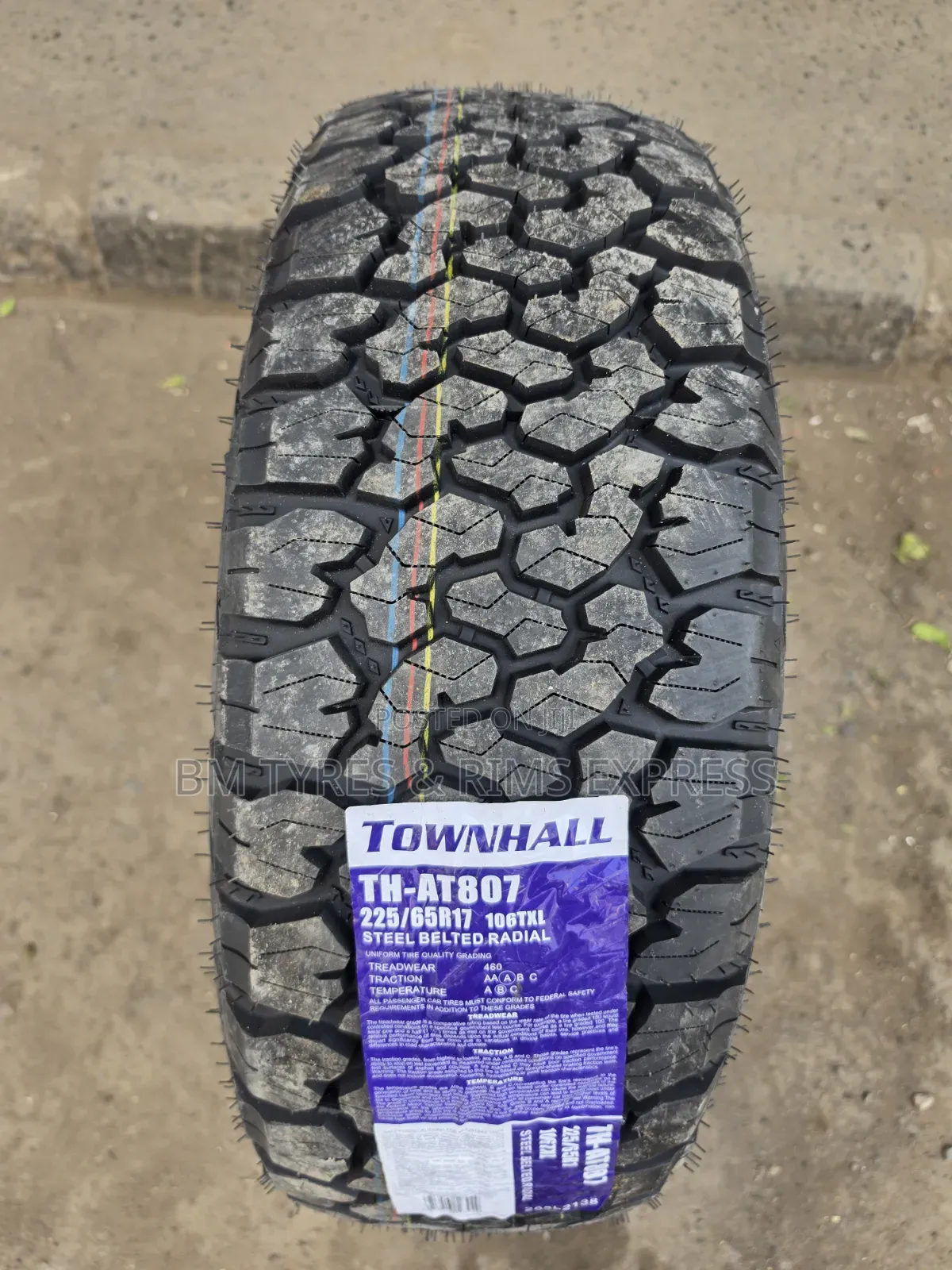 225 /65 R17 Townhall Tires (All Terrain)