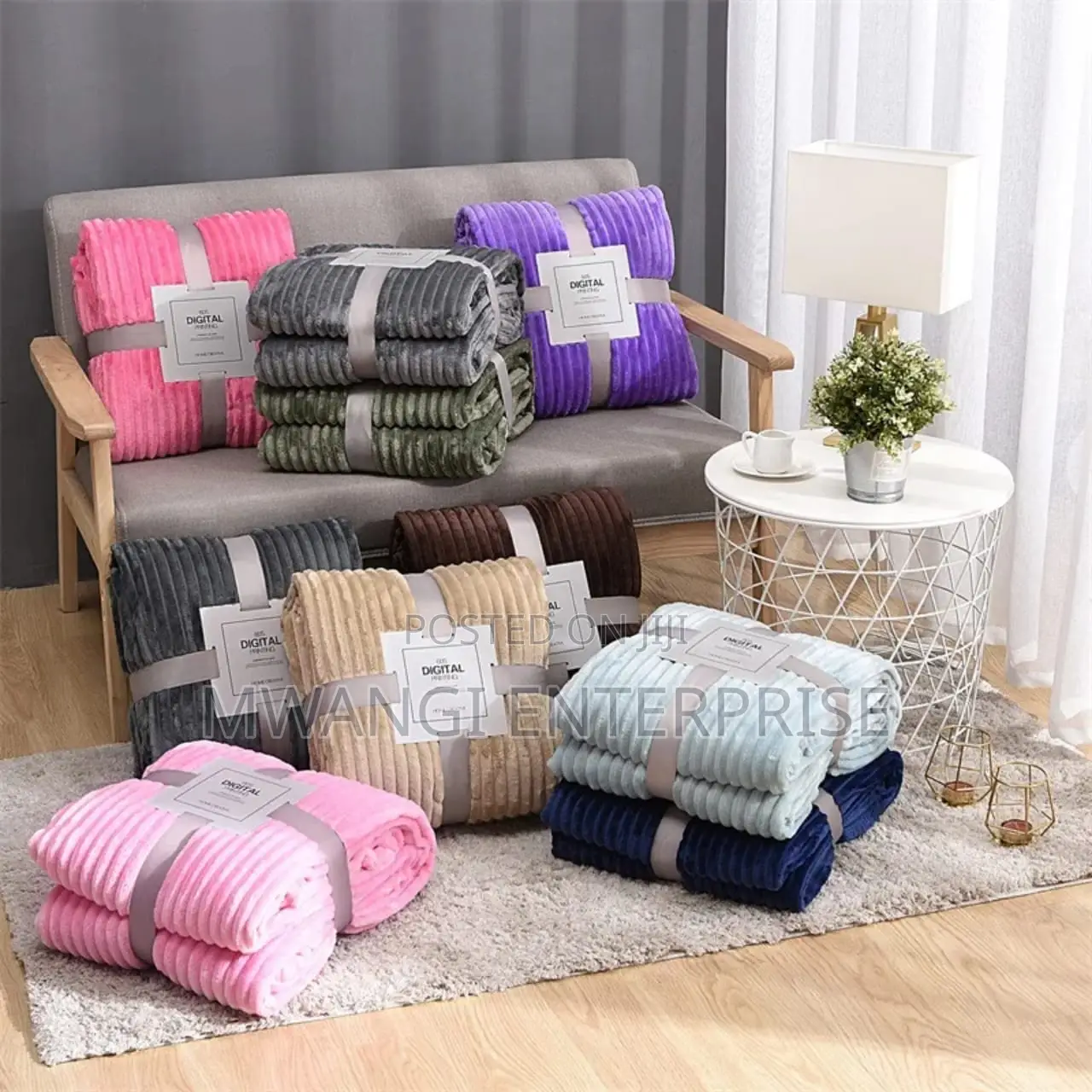 Ultra-Soft Fuzzy Fleece Throw Blanket 200x230cm