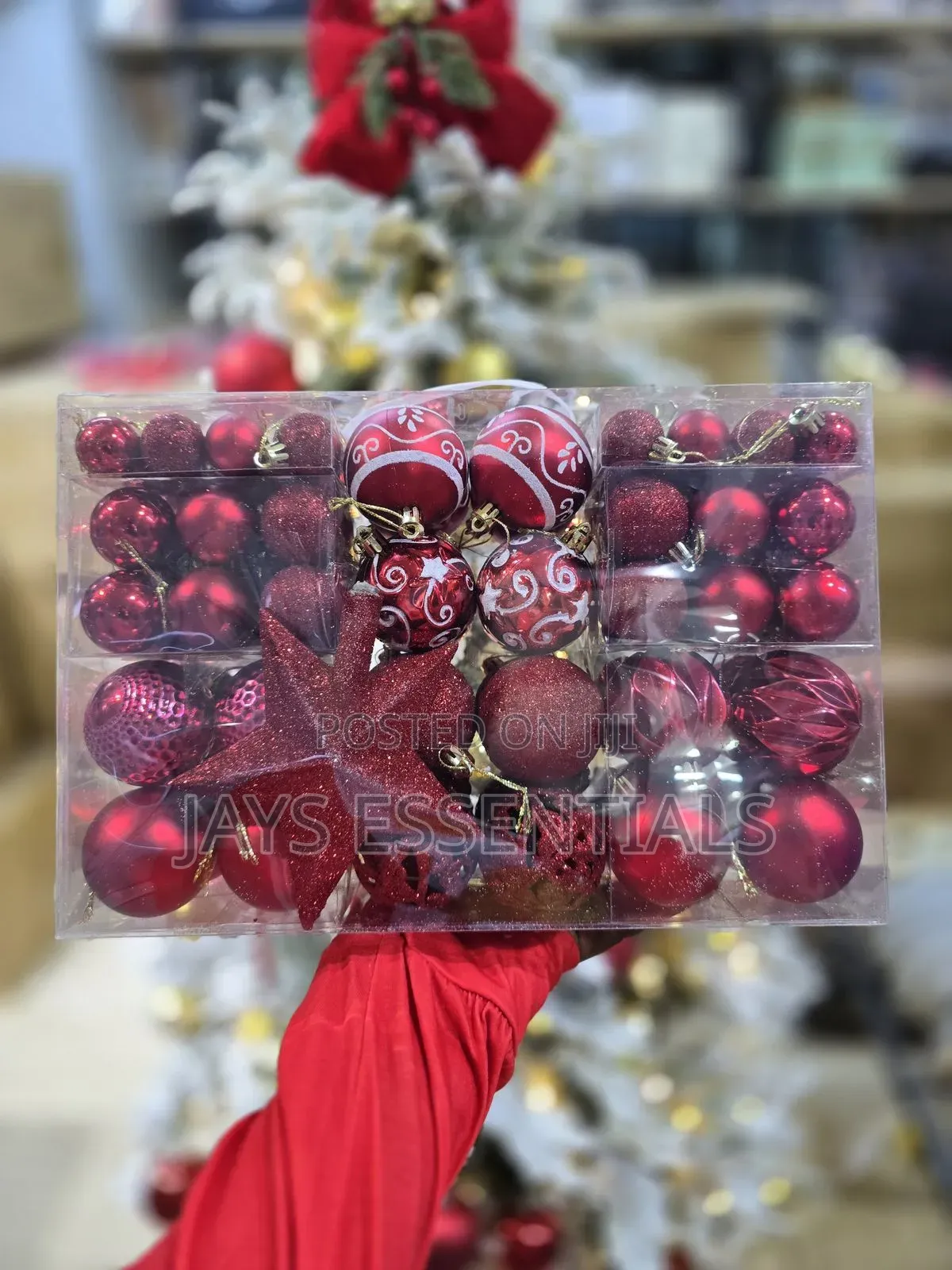 101pc Decorative Christmas Balls With Star