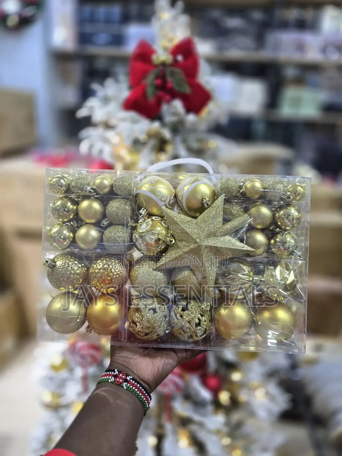101pc Decorative Christmas Balls With Star