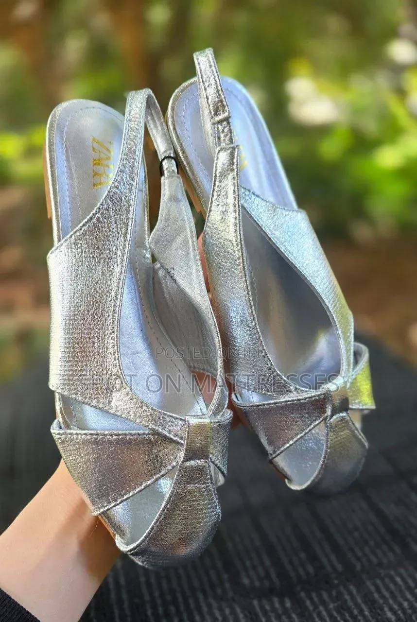 Zara Sling Back Mules. Gold/Silver/Black/Maroon/Brown. We Deliver!