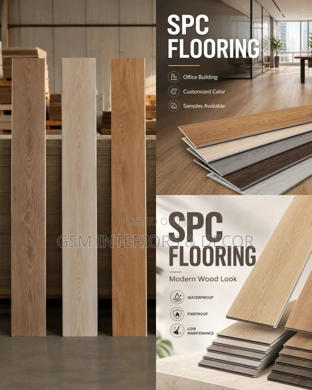 Interlocking SPC Flooring With a Warm Feel & Comfort Underfoot
