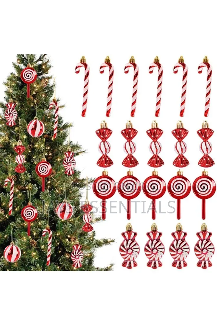 12pcs Wooden Christmas Tree Decor
