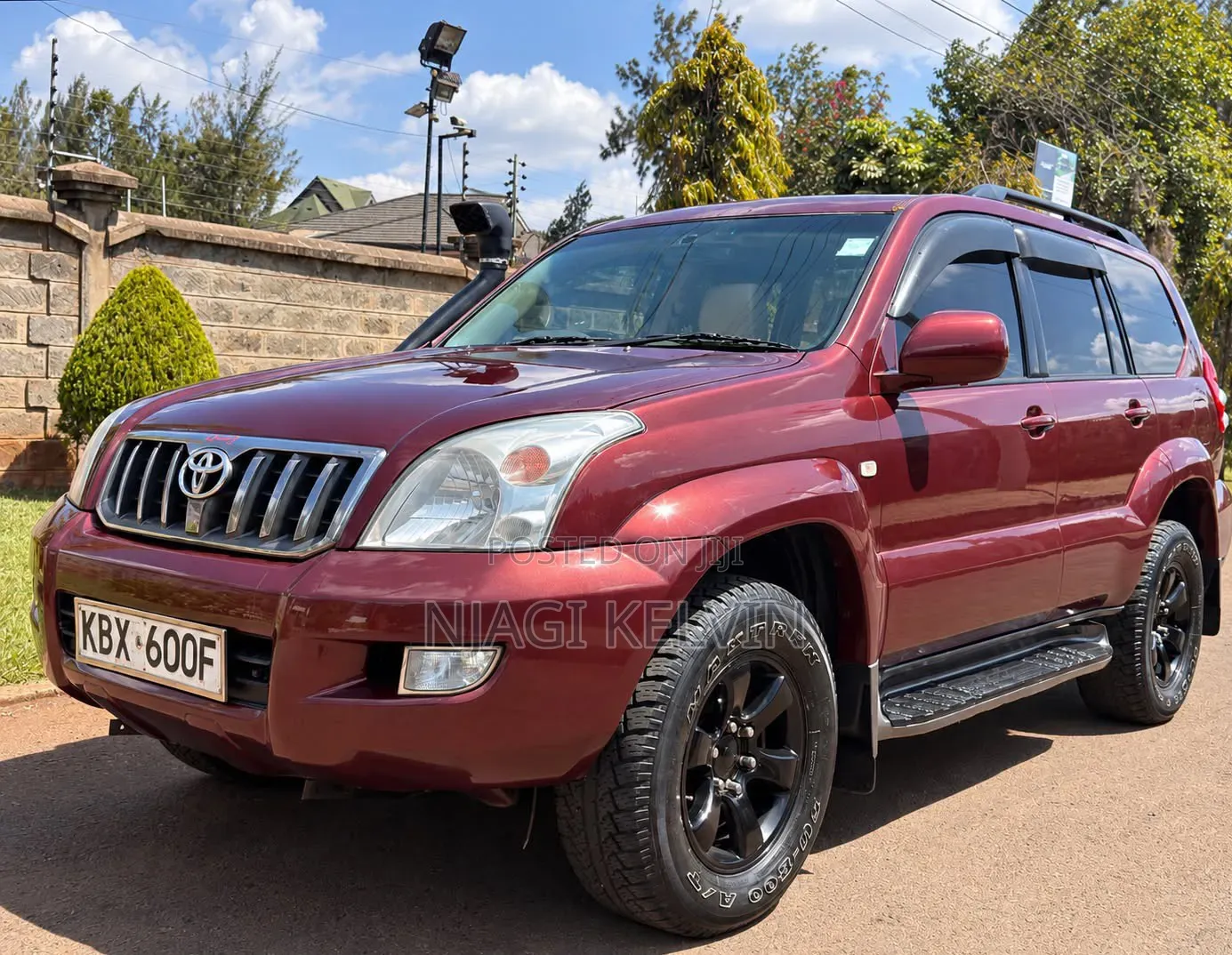 Toyota Land Cruiser Prado 3.0 D-4D 5dr 2006 Red