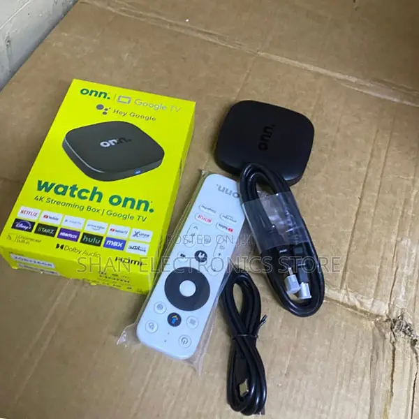 Google Assistant Voice Control ONN 4K Google TV Box