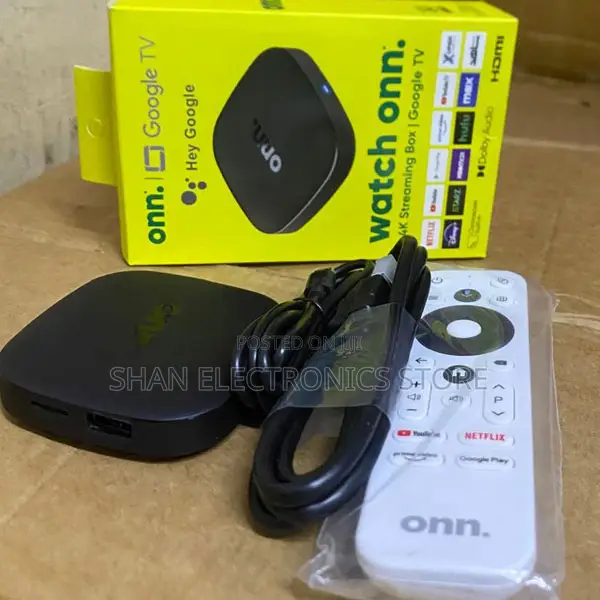 Google Assistant Voice Control ONN 4K Google TV Box