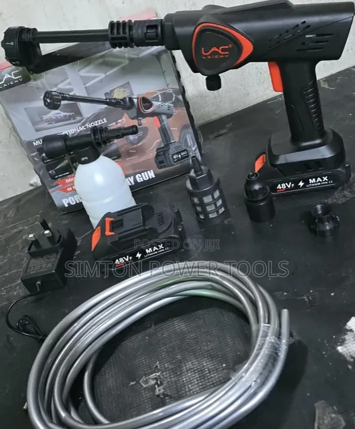 LAC Laichy Cordless High-Pressure Washer Gun Kit,