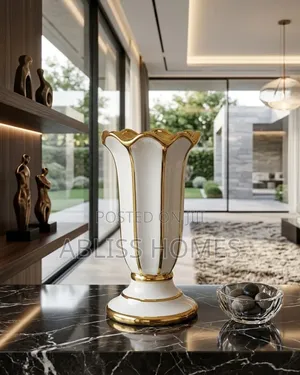 Gold Luxury Ceramic Vase