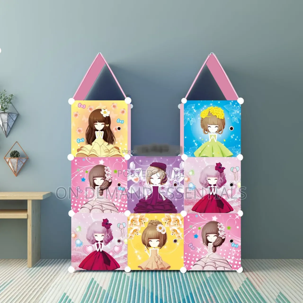 Kids Fashion Plastic Wardrobe
