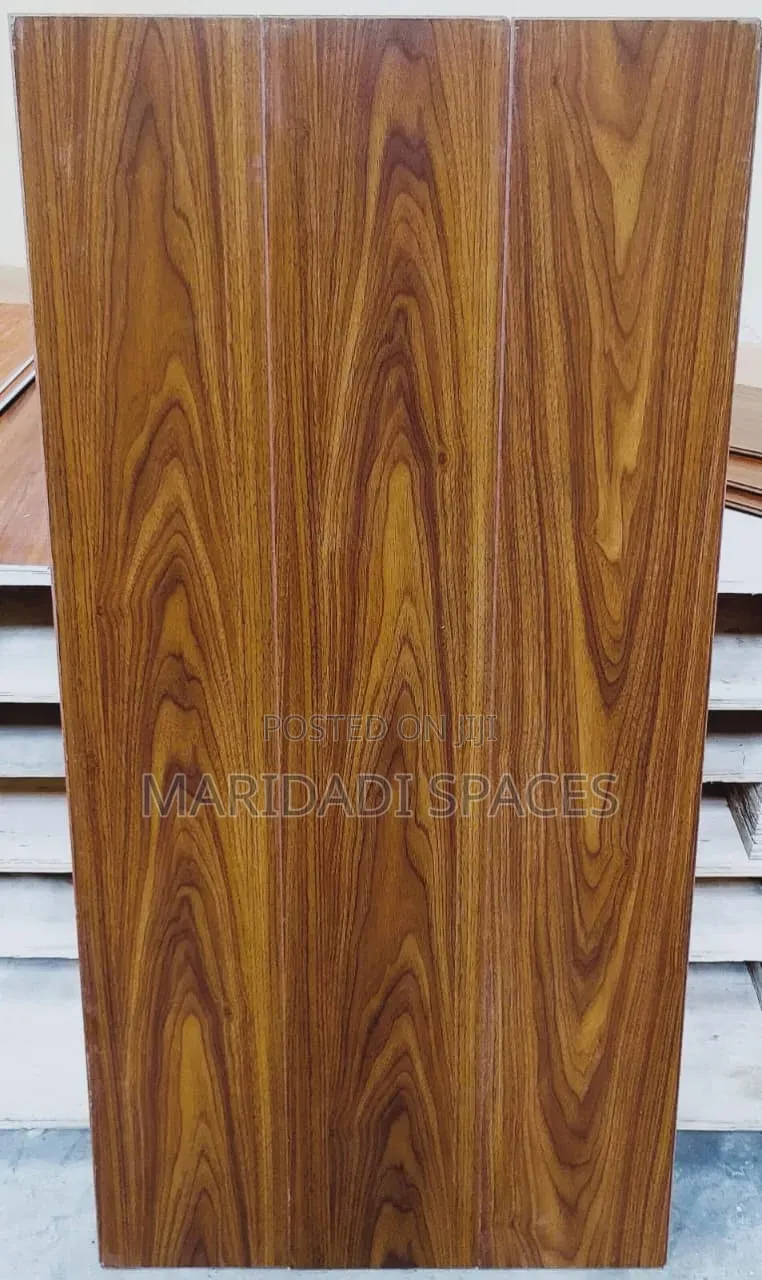 Brown SPC Tile Carpet Interlocking Wood