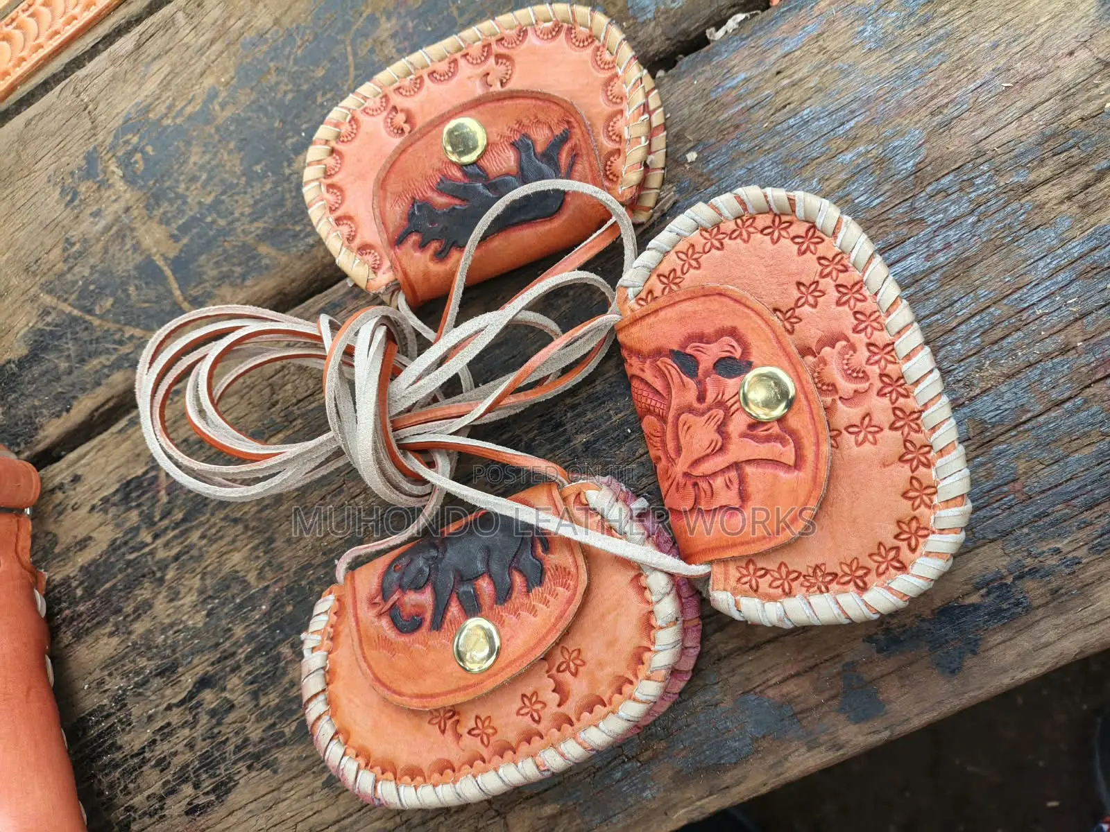 Handcrafted Leather Small Flap Purses