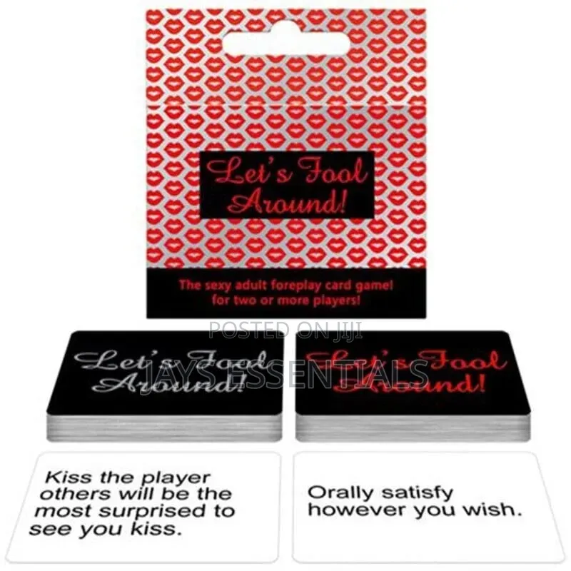 "Let's Fool Around" Card Games for Couples Sex Party Game