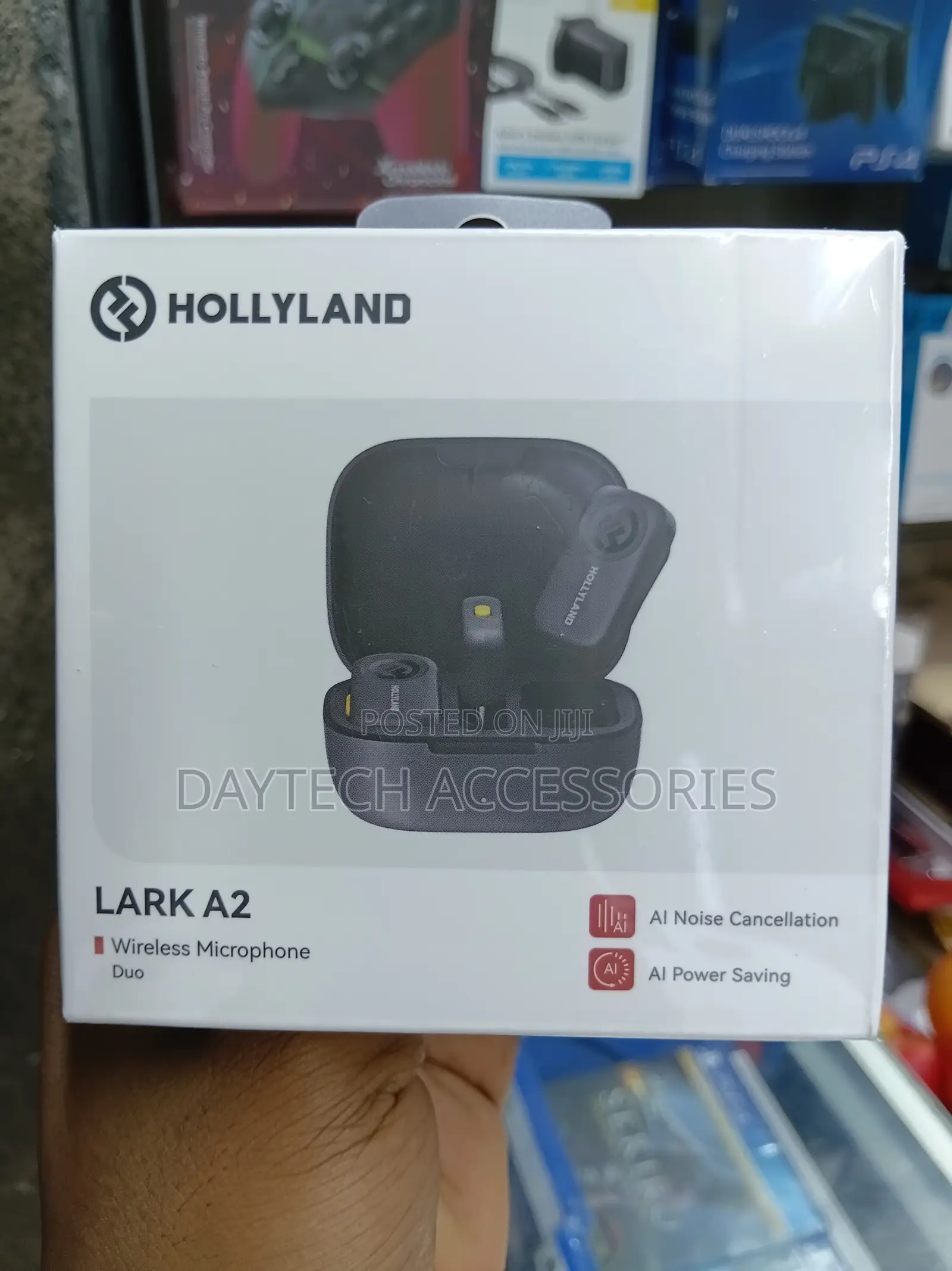 Hollyland LARK A2 DUO Clip & Go Microphone - Black