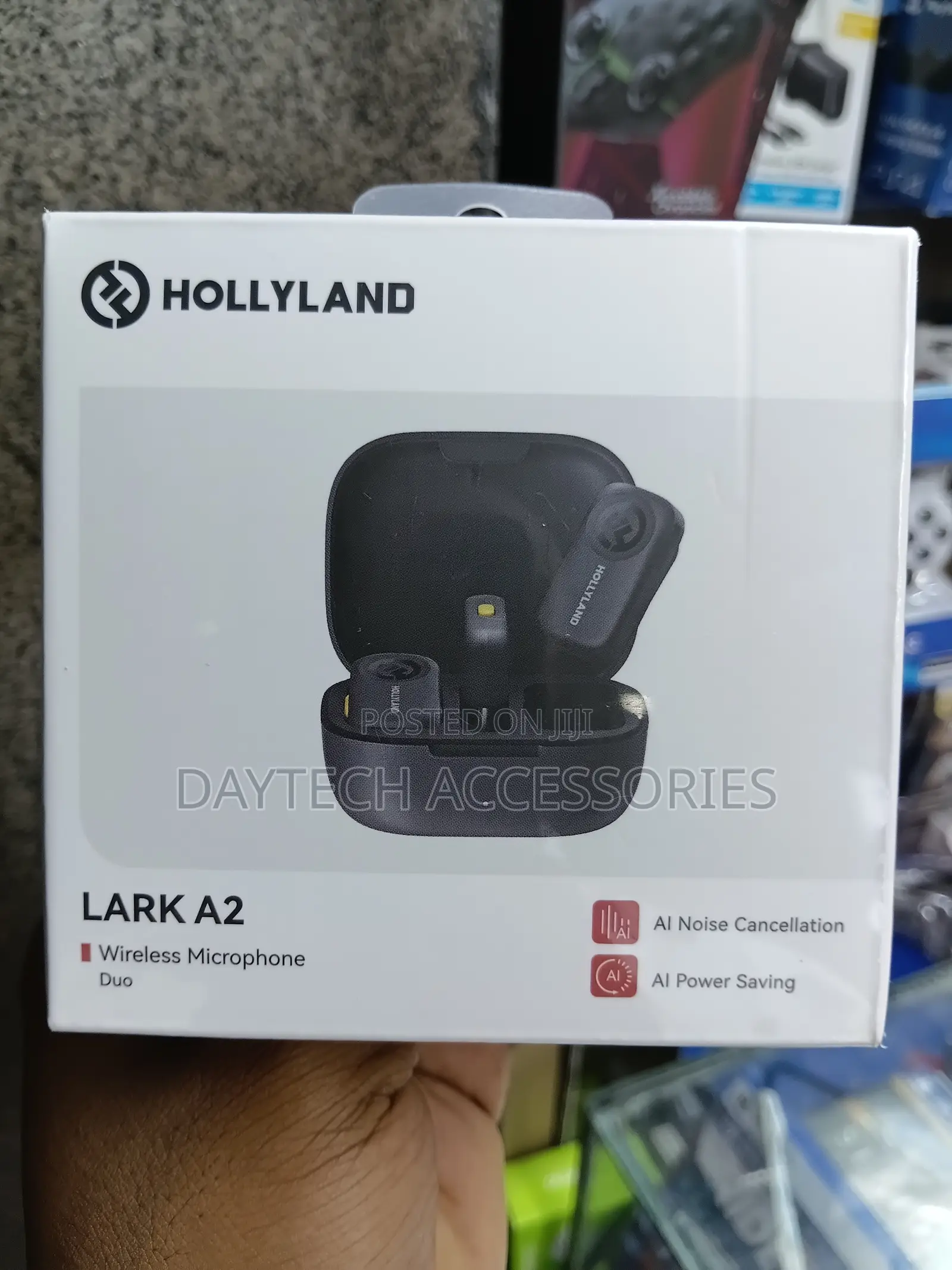 Hollyland LARK A2 DUO Clip & Go Microphone - Black