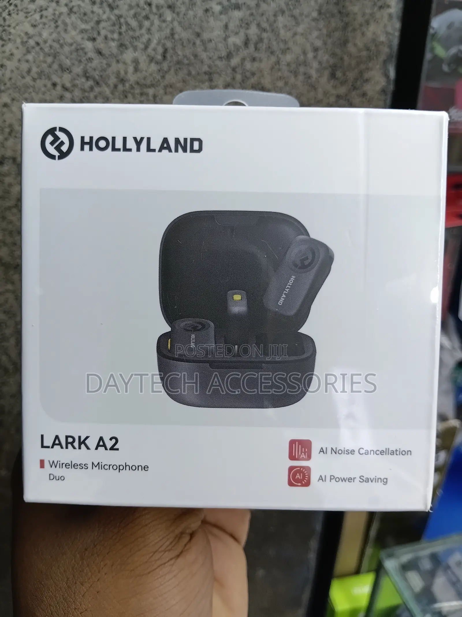 Hollyland LARK A2 DUO Clip & Go Microphone - Black