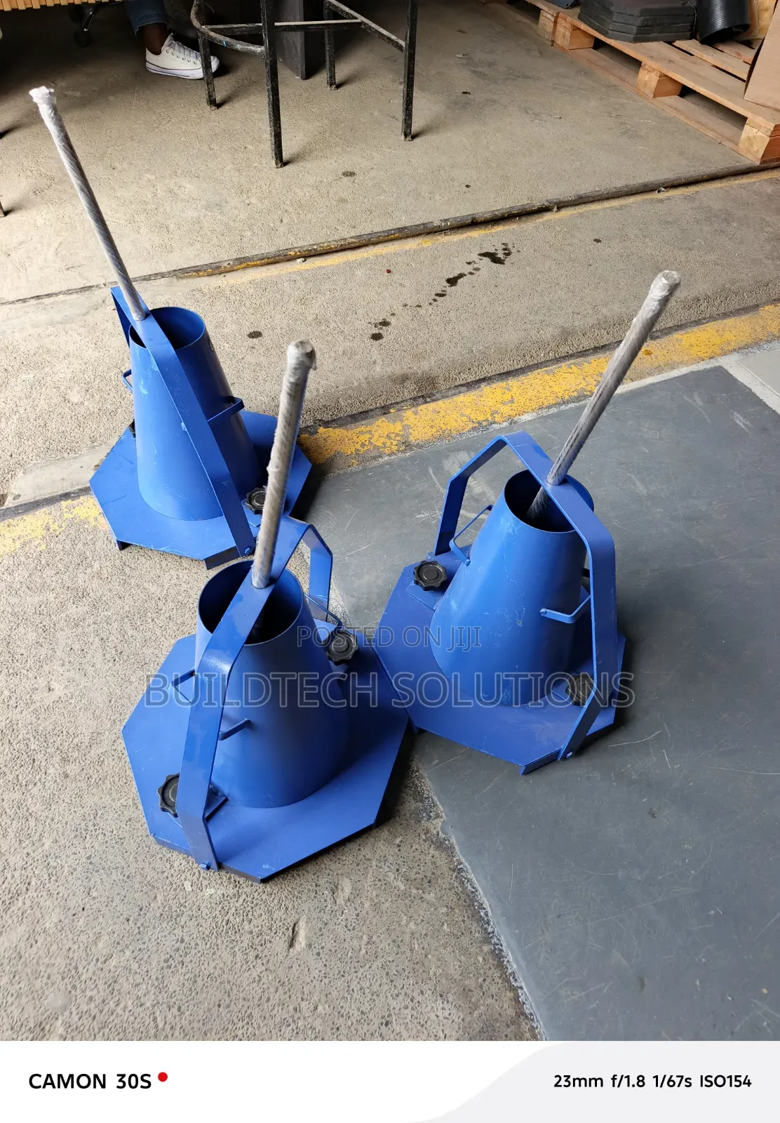 Slump Cone Test Apparatus.