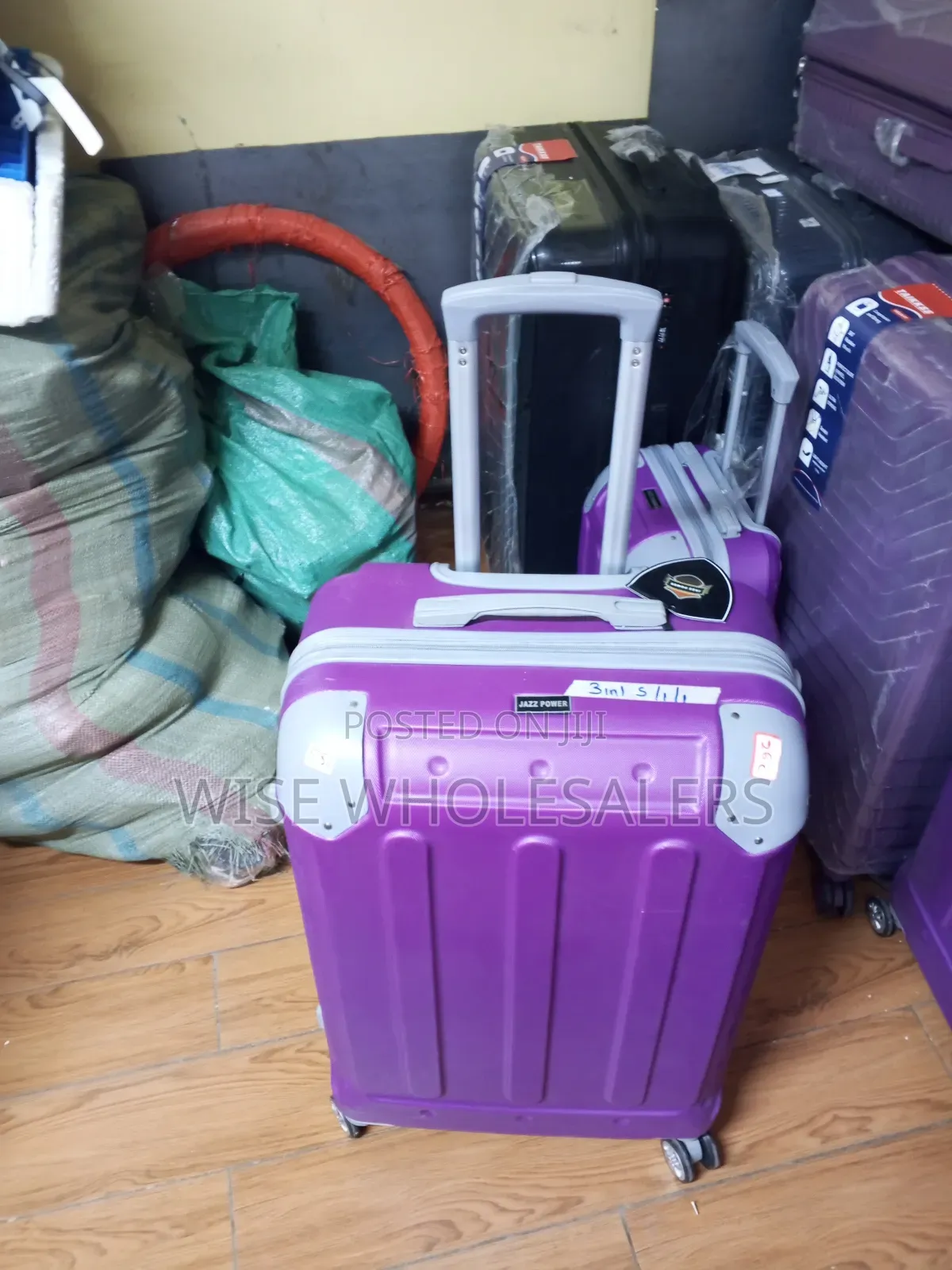 Large Fibre Suitcase Briefcase Travel Bag