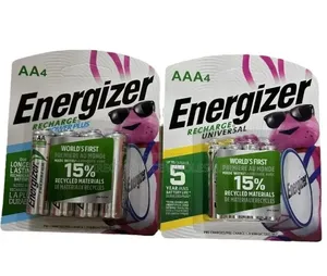 Energizer Recharge Rechargeable Batteries for Everyday Devices
