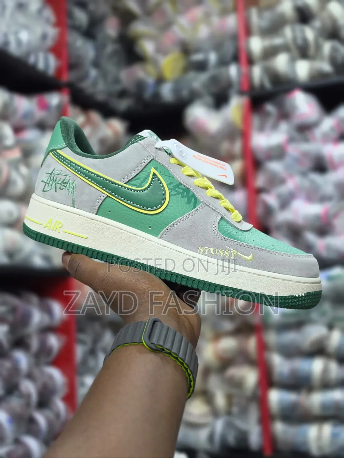 Airforce 1 Stussh Green