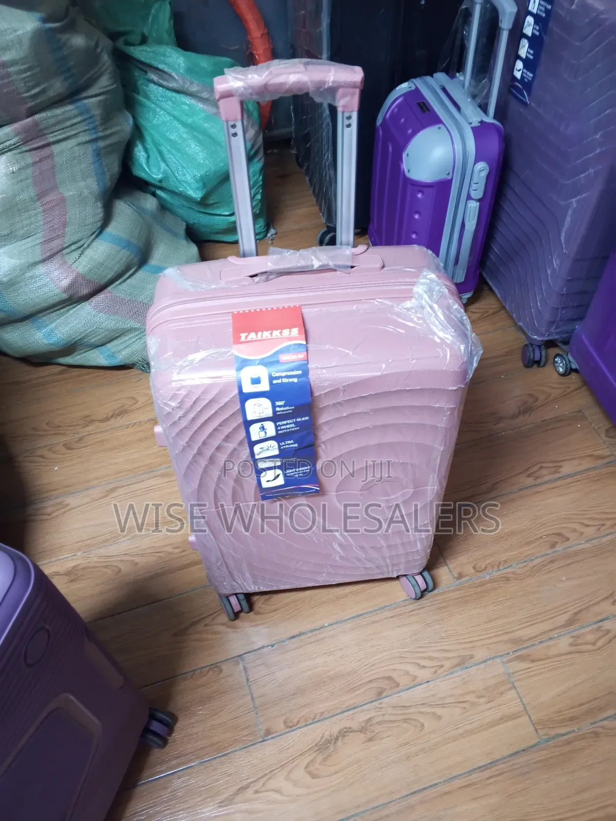 Large Unbreakable PP Suitcase Set