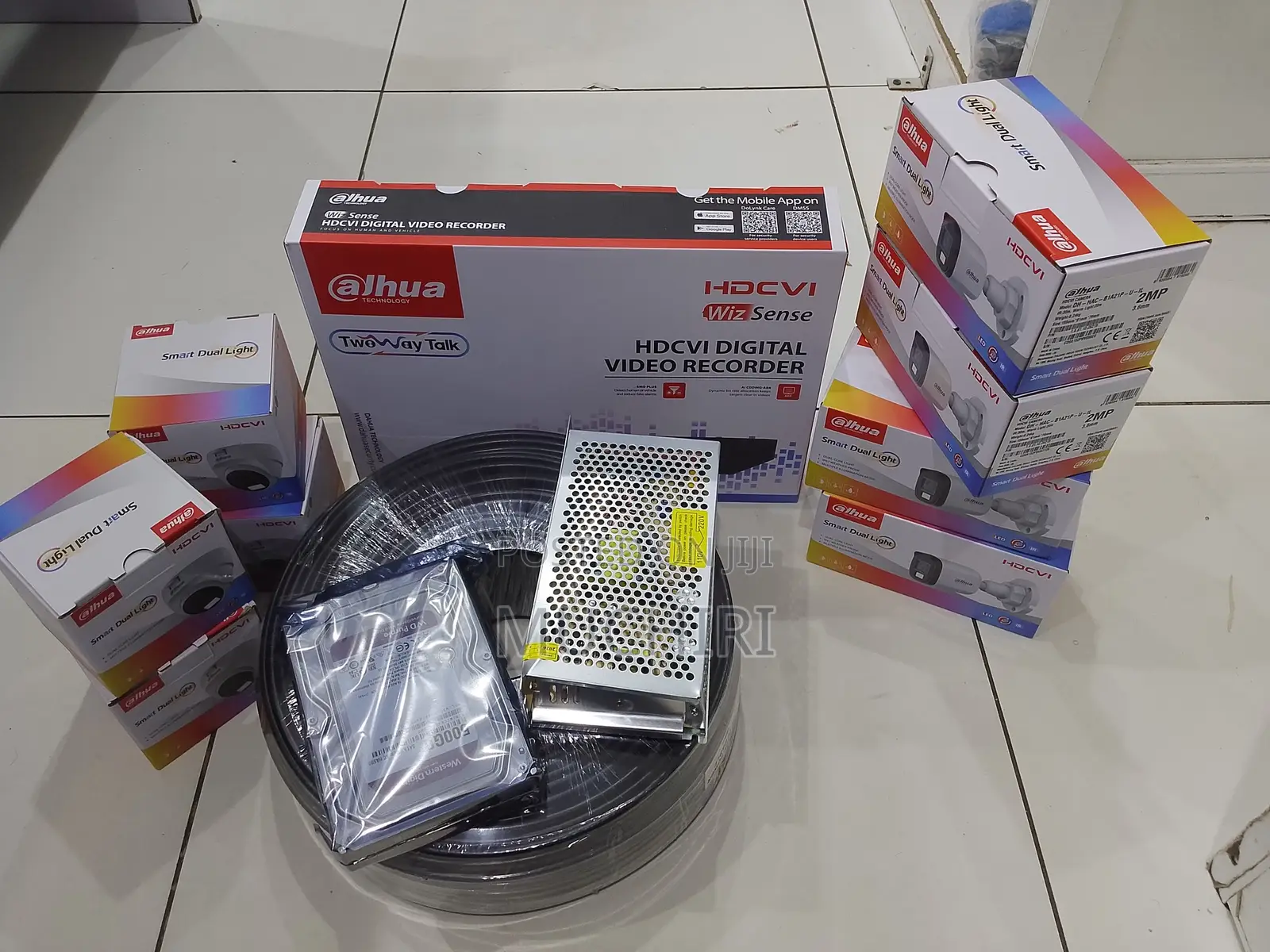 Dahua Colored 8 Channel CCTV Kit for Homes and Offices