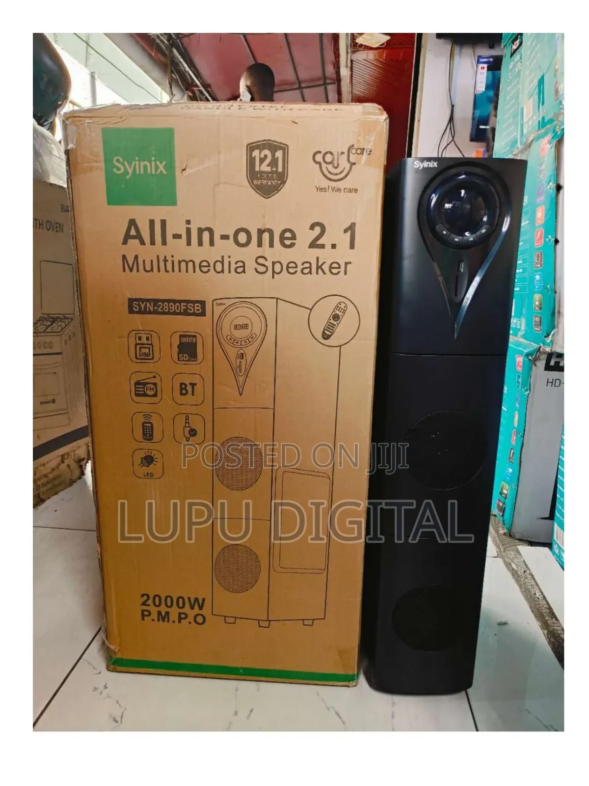 Syinix All in One 2.1 Powerful
Bass Multimedia Speaker
