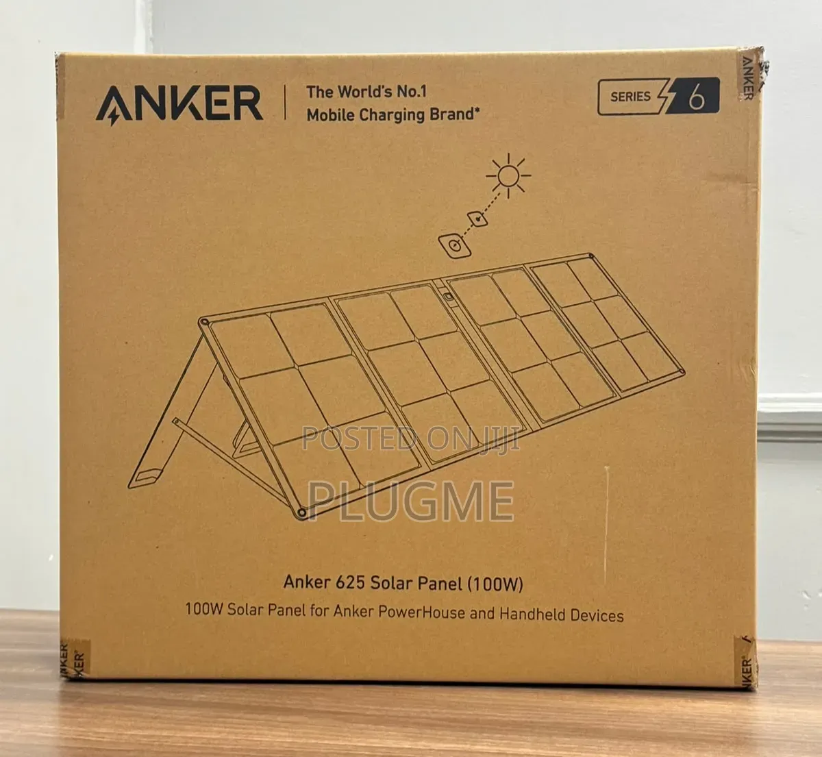 Anker PowerSolar 625 3-Port 100W Portable Solar Charging Panel (Blue)