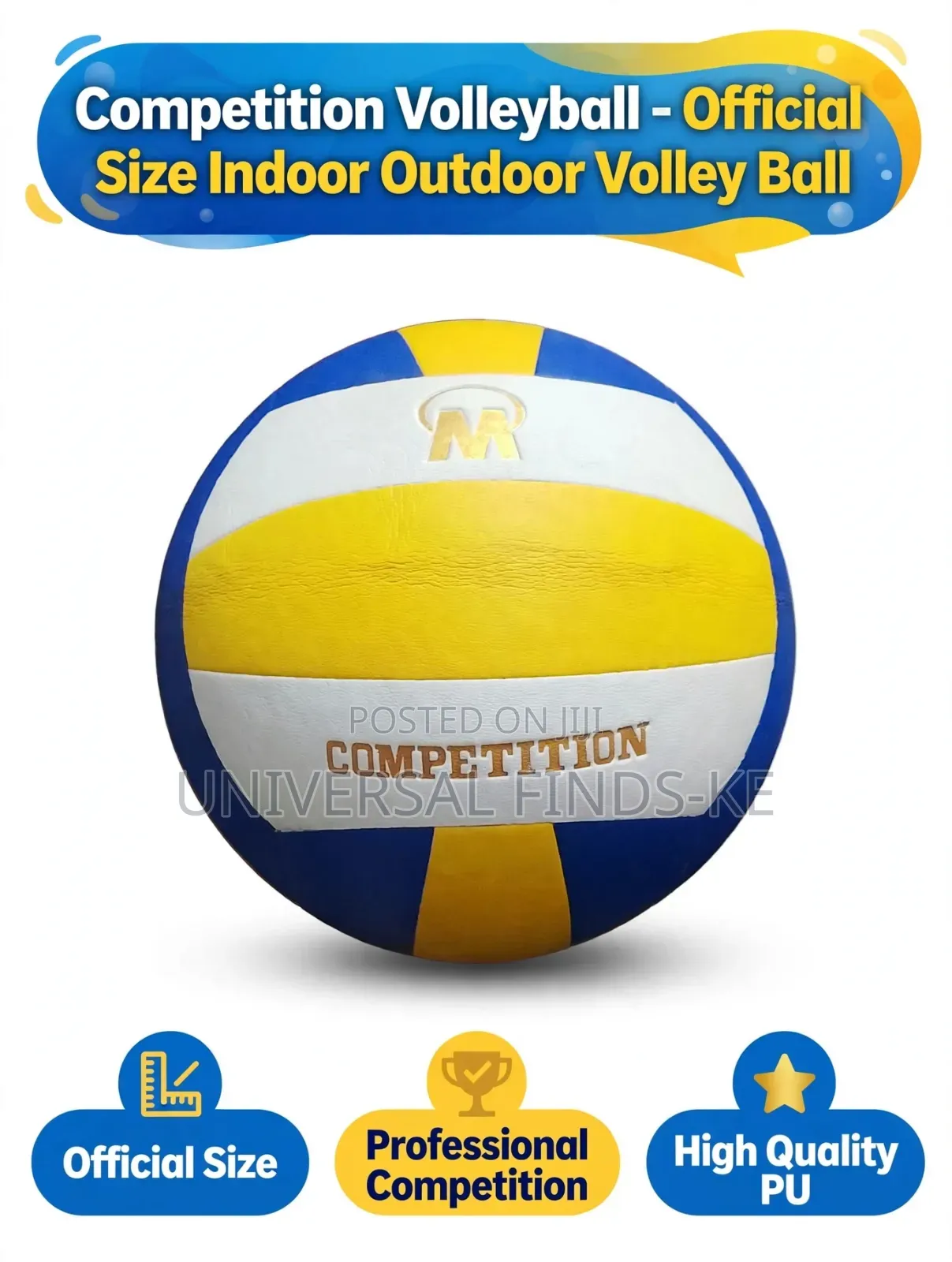 Mikasa MV210 Volleyball Ball for School Games Training