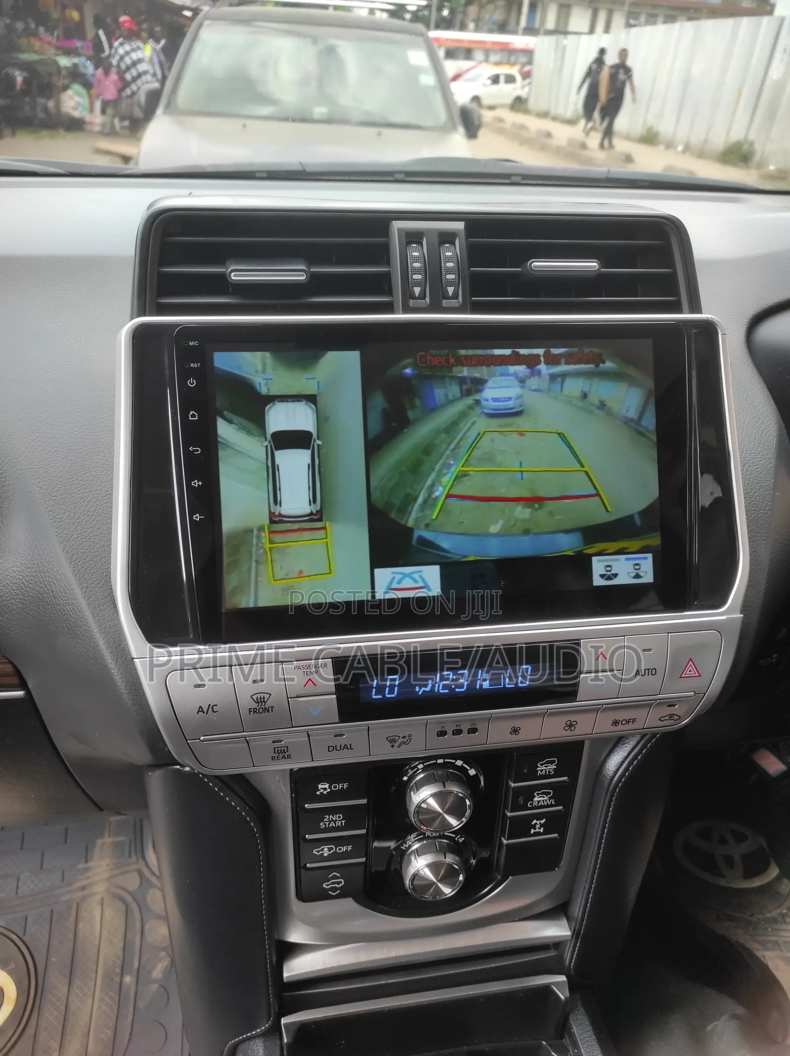 Toyota Landcruiser TZG J150 2017-2022 Fitted With 10" Android Radio
