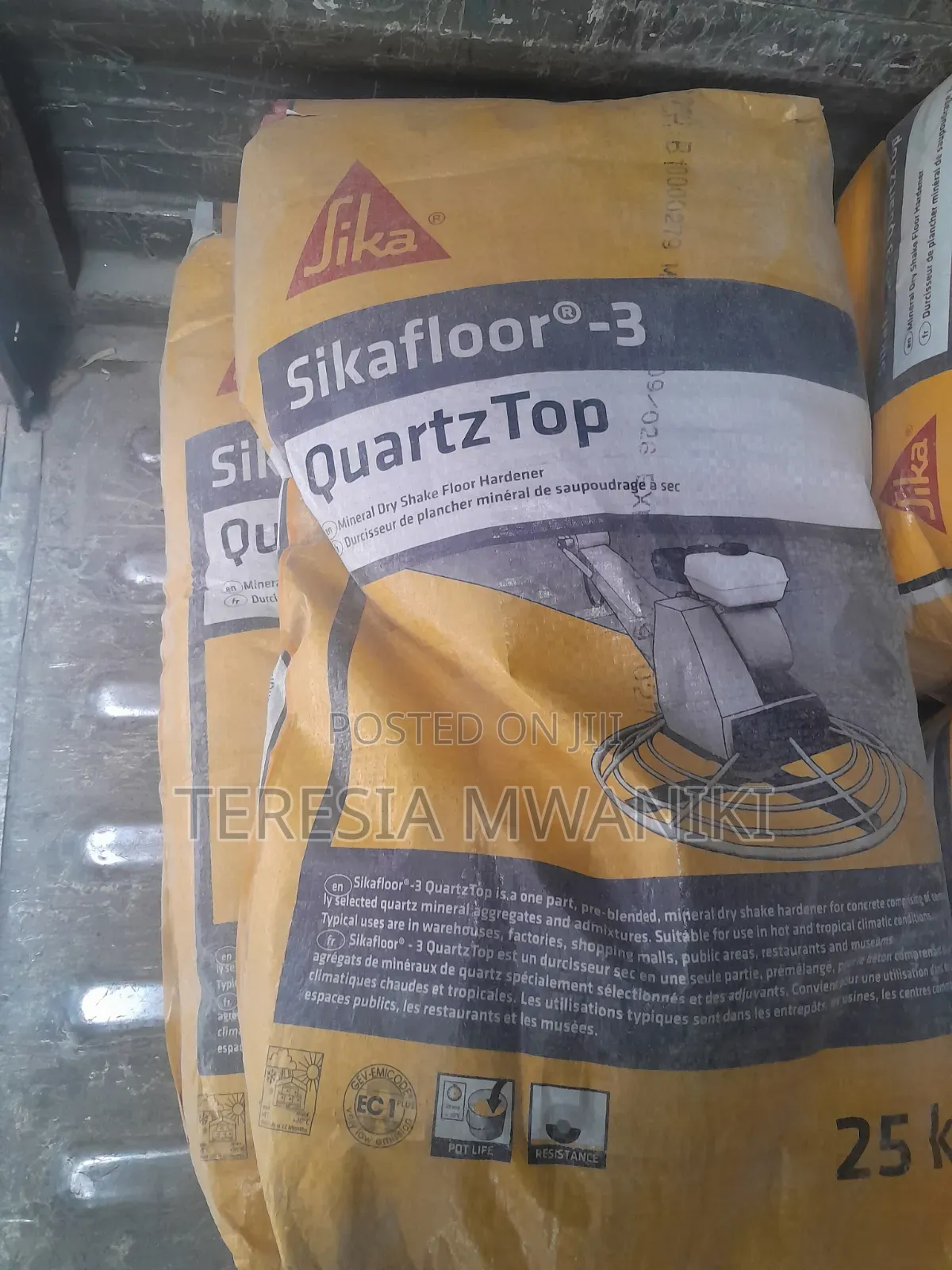 Sika Sikafloor-3 QuartzTop Concrete Floor Hardener 25kg | Hardener