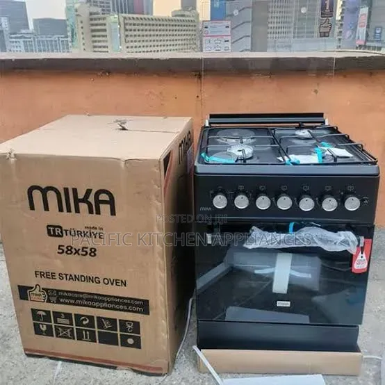 Mika Standing Cooker 58*58 3+1 Rapid Hotplate