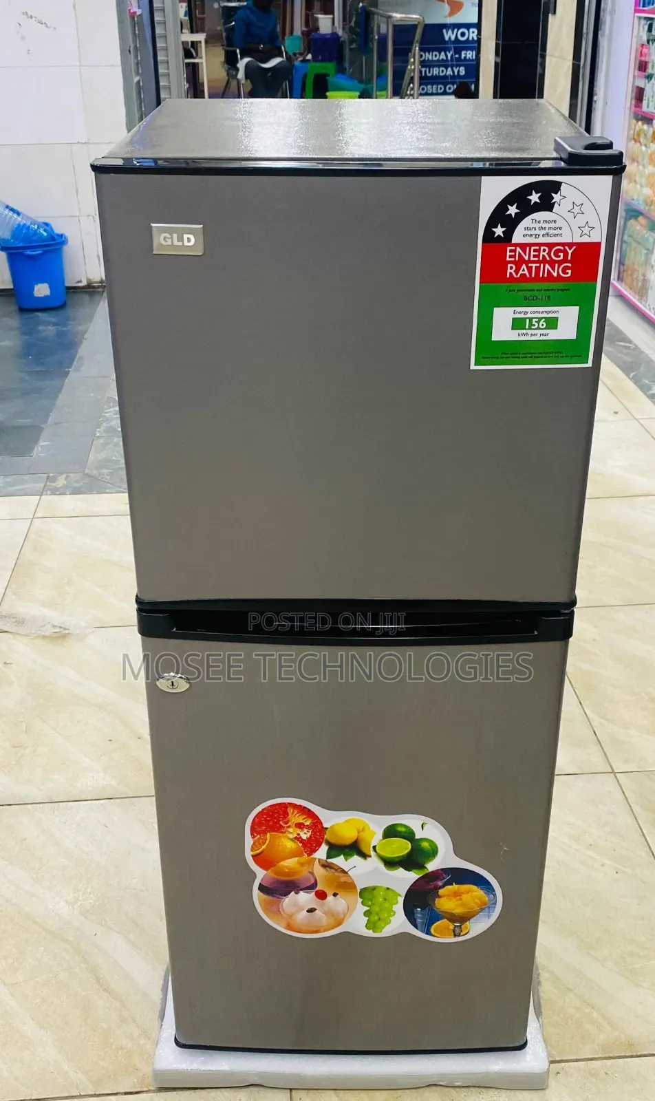 GLD 118L Double Door Refrigerator