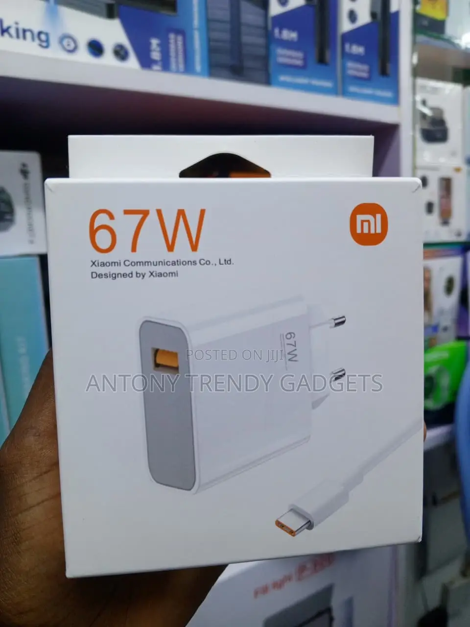Xiaomi 67W USB Charger for Compatible Type-C Smartphones